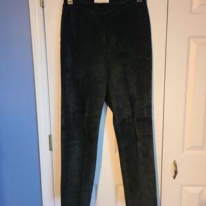 Margaret Godfrey Black Suede Pants